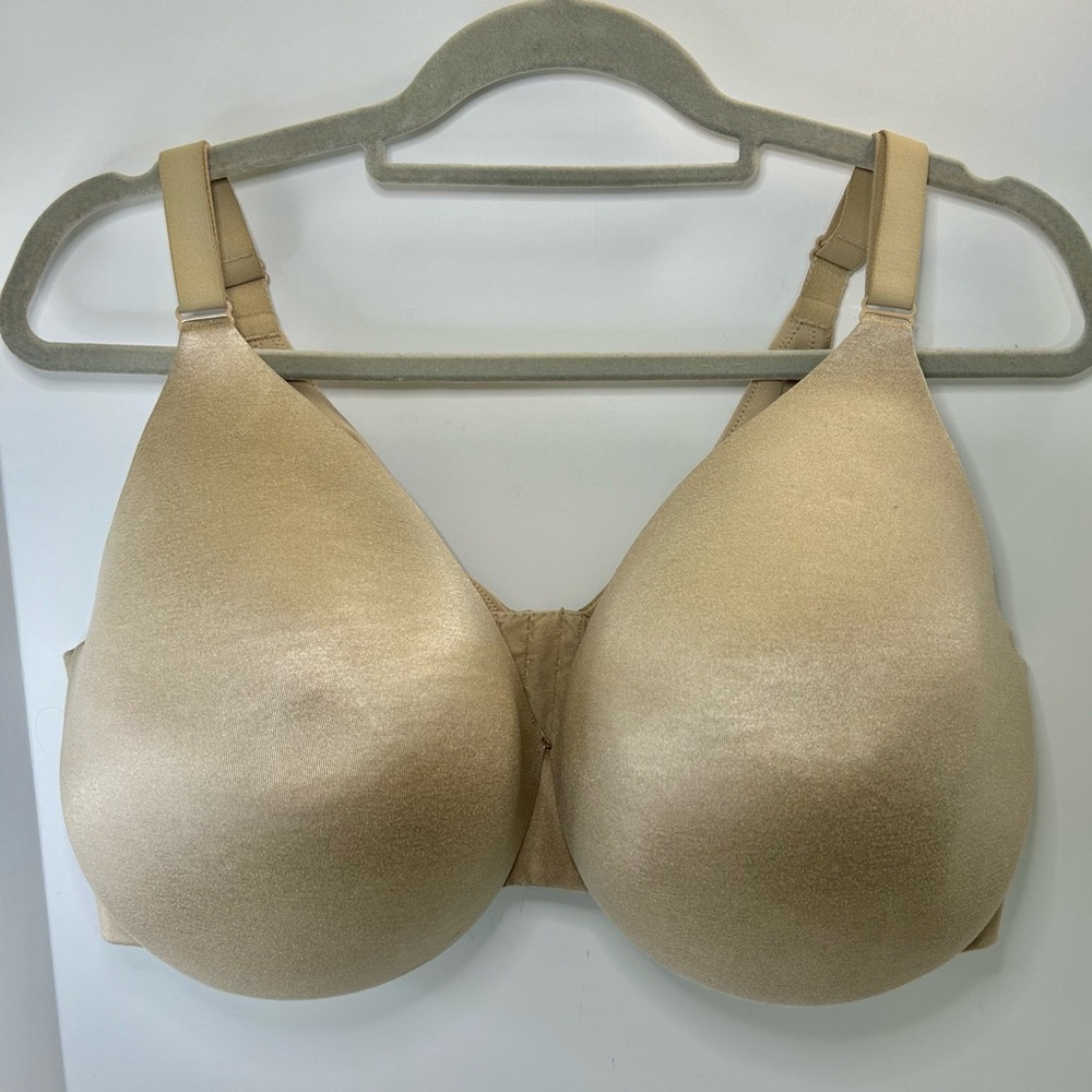 Cacique Lane Bryant Lightly Lined Full Coverage Neutral Tan Bra 42G